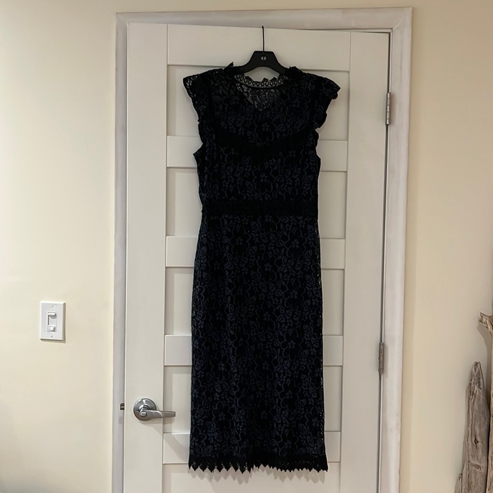 Black/bluish lace Zara dress size M